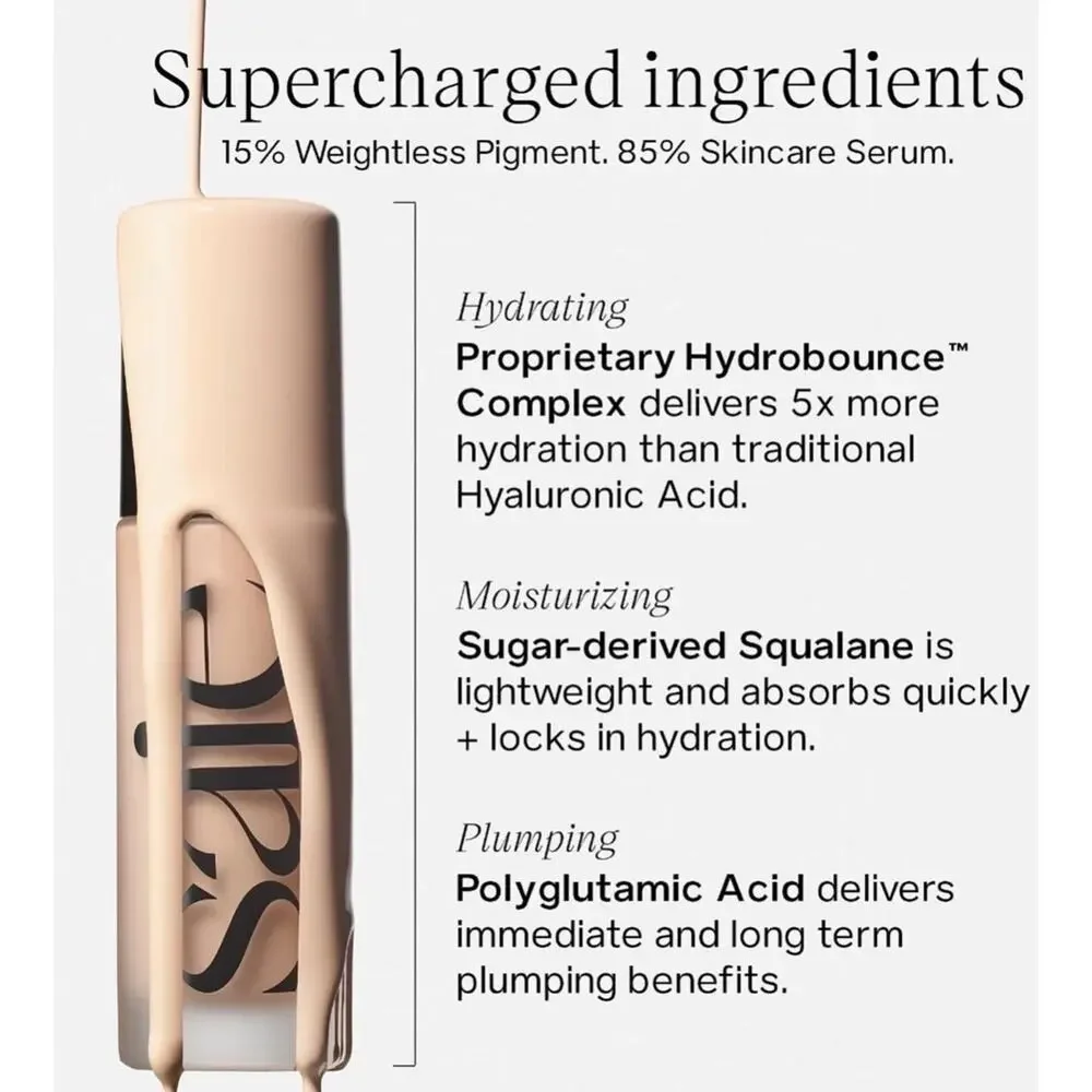 Saie Glowy Super Skin Tint Foundation - Shade 13 - 1oz.